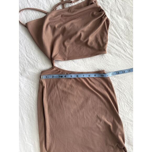 Commense Asymmetrical Strap Waist Cutout Short Dress‎ Small - Picture 11 of 11